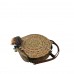 Bolso De Hombro Rafia Paja